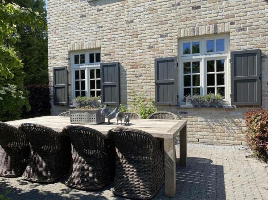Sfeervol Familielandhuis In De Groene Kempen Baarle-Hertog Kültér fotó